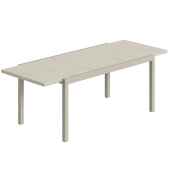 Table de jardin extensible en aluminium, 154-214 cm