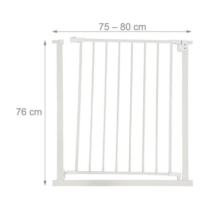 Barrière de sécurité extensible pour portes et escaliers, 75-100 cm