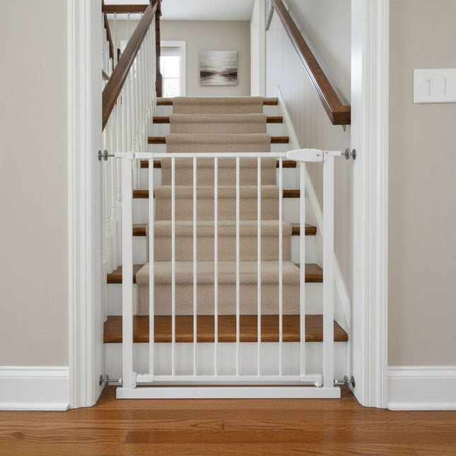 Barrière de sécurité extensible pour portes et escaliers, 75-100 cm