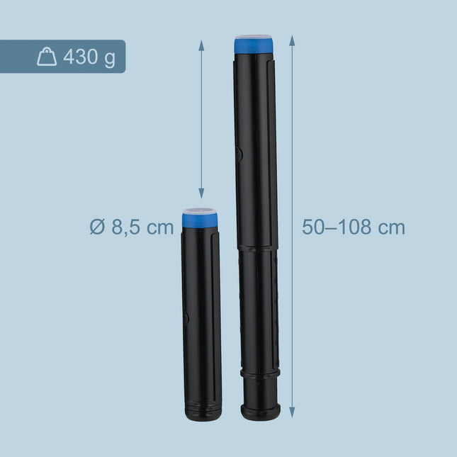 Tube à affiches télescopique extensible avec sangle