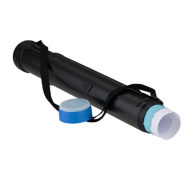 Tube à affiches télescopique extensible avec sangle