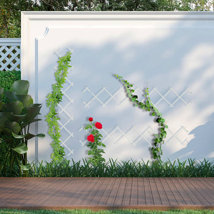 Ensemble de treillis extensibles en bois pour plantes grimpantes