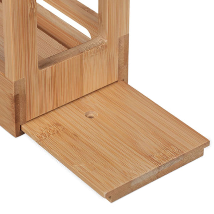 Étagère à épices extensible en bambou