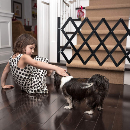 Grille extensible pour chien Noir