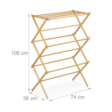 Porte-serviettes extensible en bambou