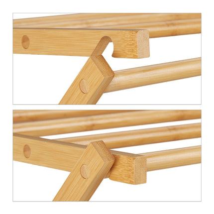 Porte-serviettes extensible en bambou