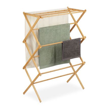 Porte-serviettes extensible en bambou