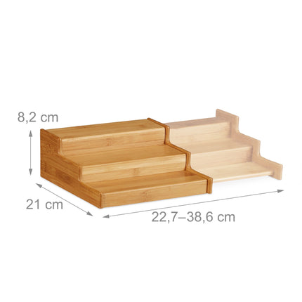 Étagère à épices extensible à 3 niveaux