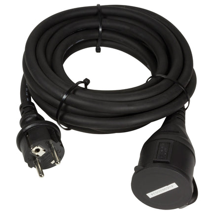 Verlängerungskabel Grounded Outdoor Schwarz 5m