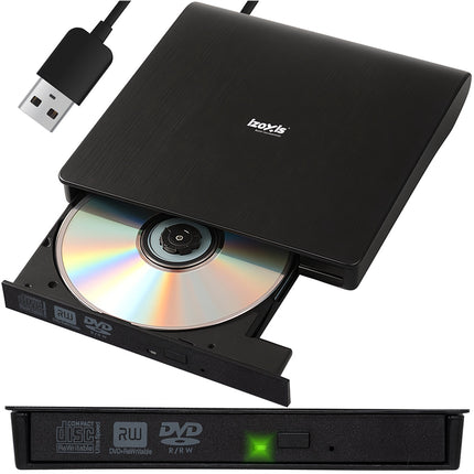 Externe Festplatte mit CD/DVD-Brenner, 1 TB Kapazität