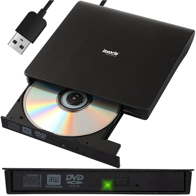 Lecteur externe avec graveur CD/DVD, capacité de 1 To