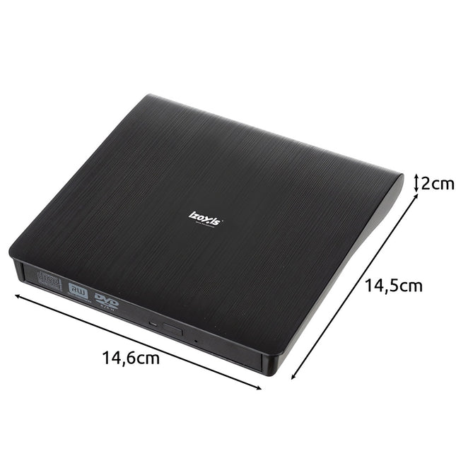 Lecteur externe avec graveur CD/DVD, capacité de 1 To