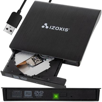 Lecteur externe + graveur CD Izoxis 24351