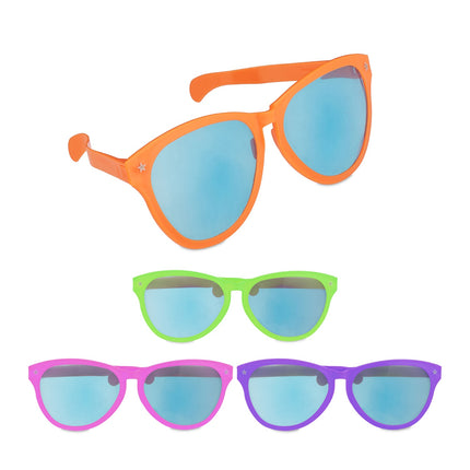 XXL Partybrille – blau getönte XXL-Gläser