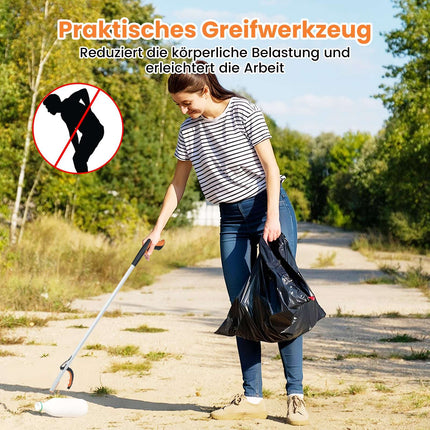 Outil de préhension extra long de 88 cm, griffe légère en aluminium