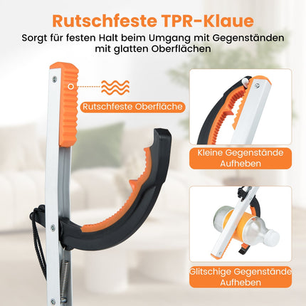 Outil de préhension extra long de 88 cm, griffe légère en aluminium