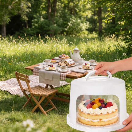 Cloche à gâteau extra-haute, boîte à gâteaux hermétique à étages