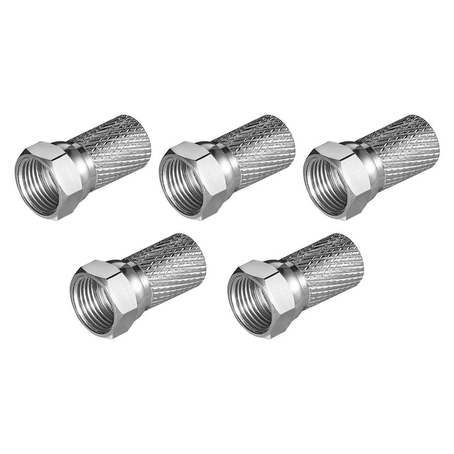 F-Stecker 7,0 / 4,8m 5er Pack
