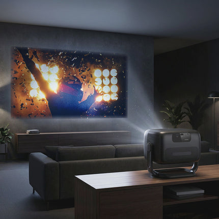 FHD 1080p Beamer mit Google TV, 40-120" Display