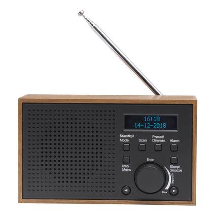 FM/DAB+ Radio Holz/Graphit