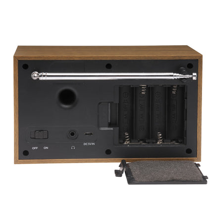 FM/DAB+ Radio Holz/Graphit