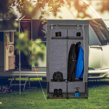Armoire en tissu à 6 compartiments