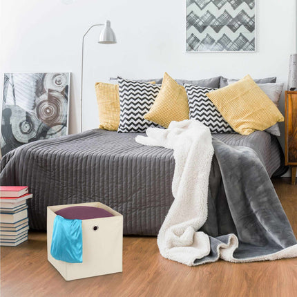 Coffre de rangement en tissu, 2 tiroirs