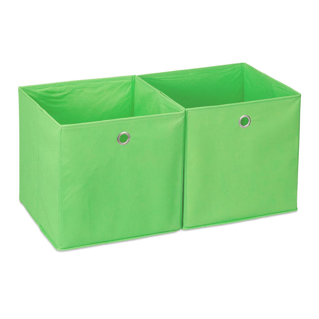 Coffre de rangement en tissu, 2 tiroirs