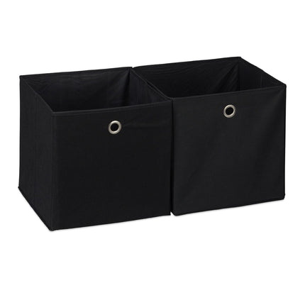 Coffre de rangement en tissu, 2 tiroirs