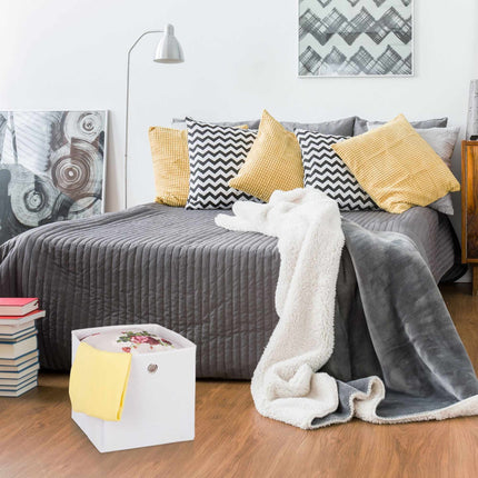 Coffre de rangement en tissu, 2 tiroirs