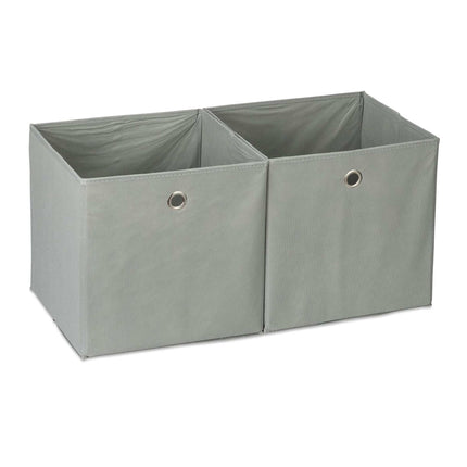 Coffre de rangement en tissu, 2 tiroirs