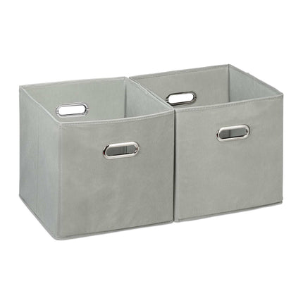 Coffre de rangement en tissu Lot de 2