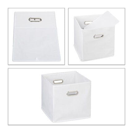 Coffre de rangement en tissu Lot de 2