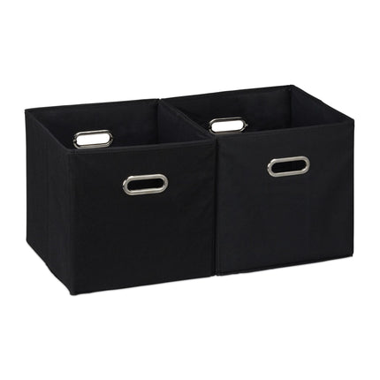 Coffre de rangement en tissu Lot de 2