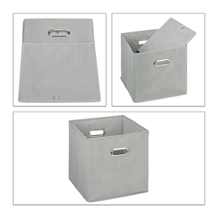 Coffre de rangement en tissu Lot de 2
