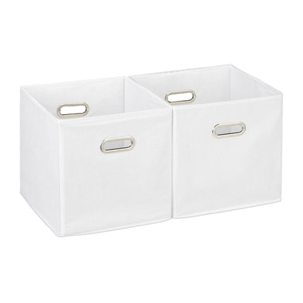 Coffre de rangement en tissu Lot de 2