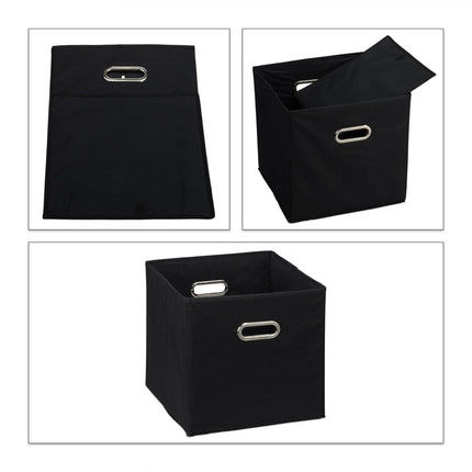 Coffre de rangement en tissu Lot de 2
