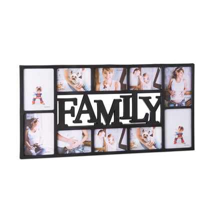 Familiencollage-Rahmen für 10 Fotos
