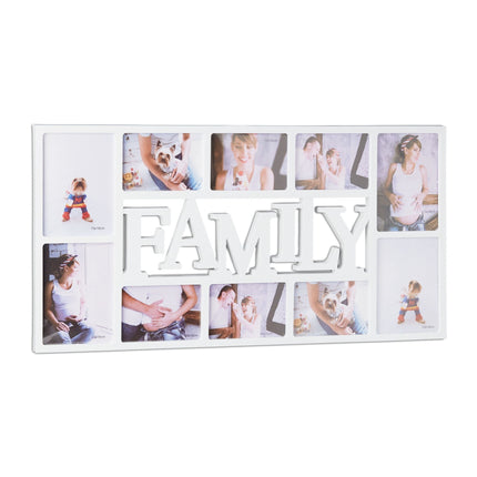 Familiencollage-Rahmen für 10 Fotos