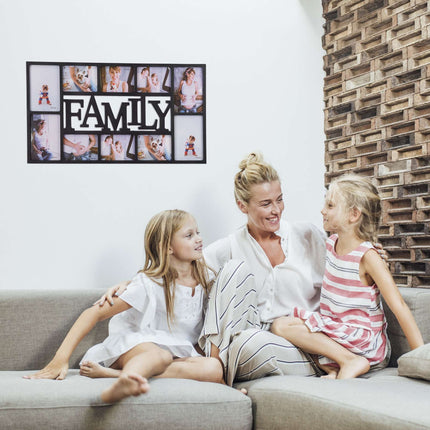 Familiencollage-Rahmen für 10 Fotos