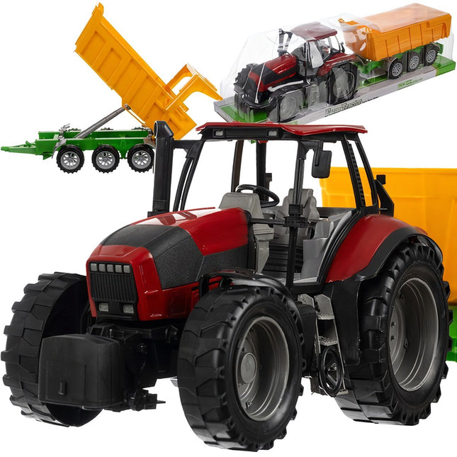 Ferme - tracteur avec remorque 24711