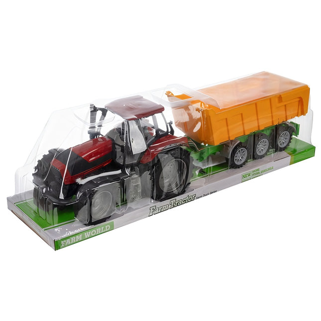 Ferme - tracteur avec remorque 24711