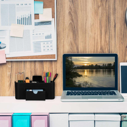 Organiseur de bureau en similicuir