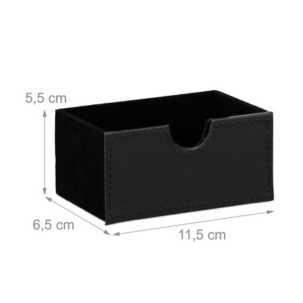 Organiseur de bureau en similicuir
