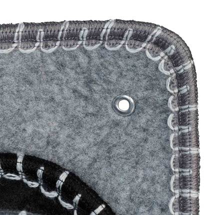 Filz-Gästepantoffel-Set, 6 Paar mit Aufbewahrungstasche
