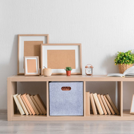 Boîte de rangement en feutre - 4 pièces