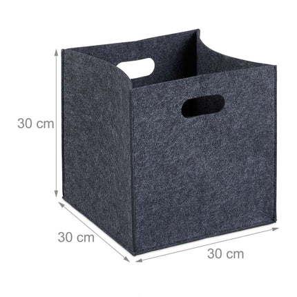 Boîte de rangement en feutre - 4 pièces