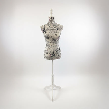Mannequin de couture féminin, support réglable, taille 36/38