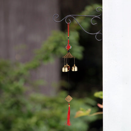 Carillons éoliens Feng Shui en métal, lot de 2