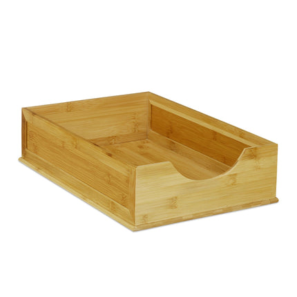 Plateau de classement en bambou